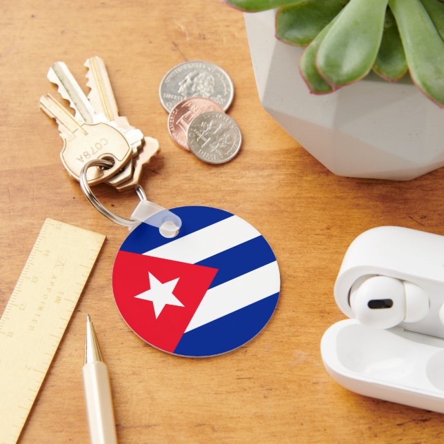 Cuba flag key ring (Desk)