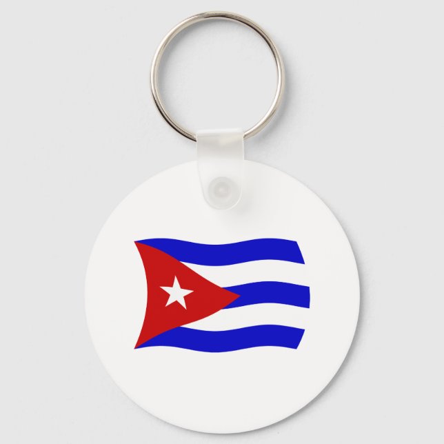 Cuba Flag Keychain (Front)
