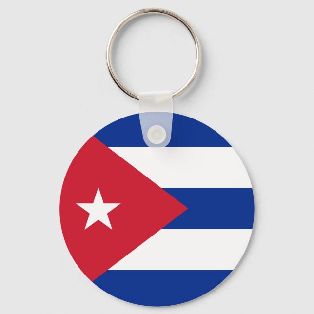 Cuba Flag Keychain (Front)
