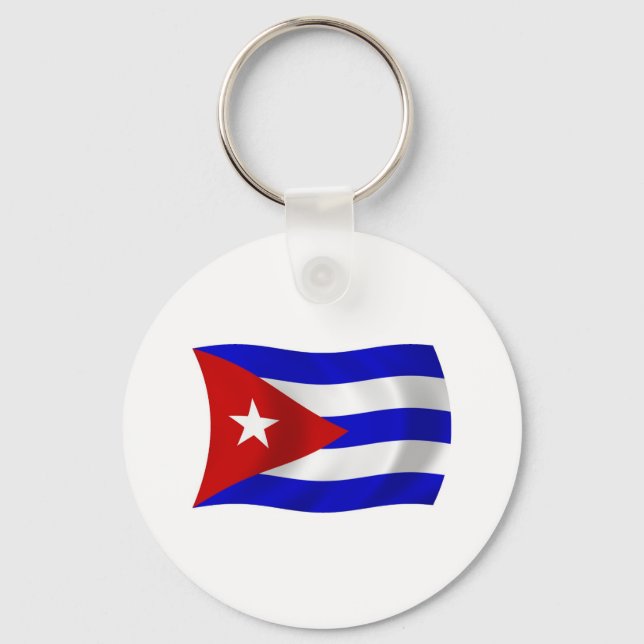 Cuba Flag Keychain (Front)