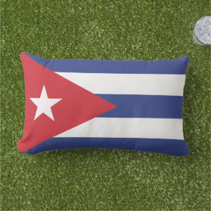 Cuba Flag Lumbar Cushion