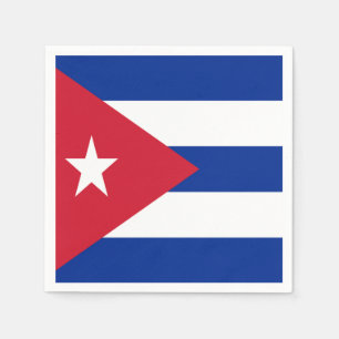 Cuba flag napkin