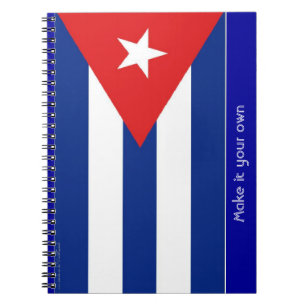 Cuba flag notebook