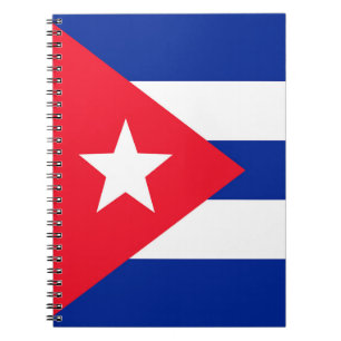 Cuba flag notebook