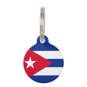 Cuba Flag Pet Tag