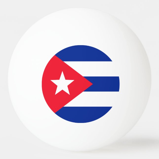 Cuba flag ping pong ball (Front)