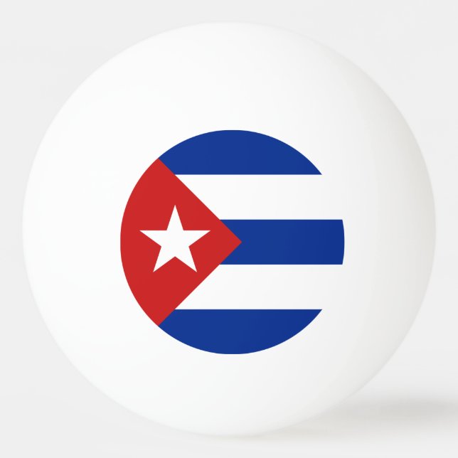 Cuba Flag Ping Pong Ball (Front)