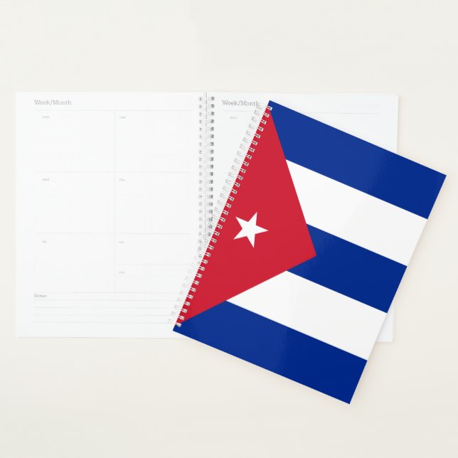 Cuba Flag Planner (Display)