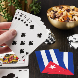 Cuba flag playing cards