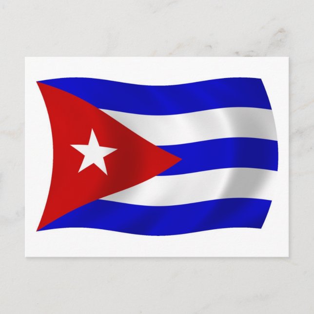 Cuba Flag Postcard (Front)