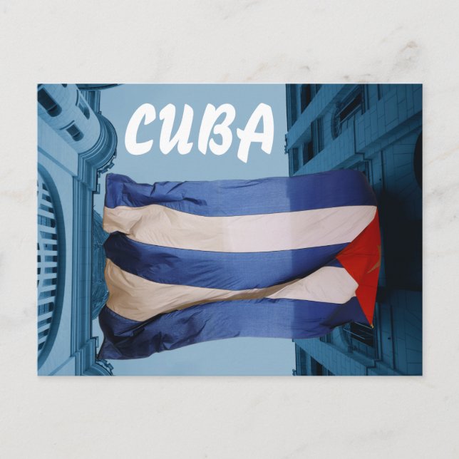 Cuba flag postcard (Front)