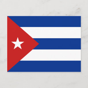 Cuba Flag Postcard