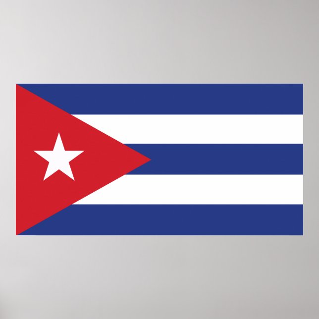 Cuba Flag Poster (Front)