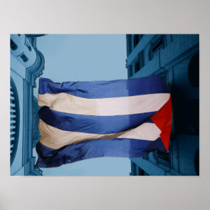 Cuba flag poster
