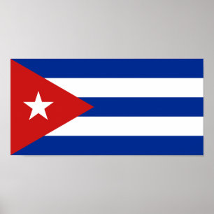 Cuba Flag Poster