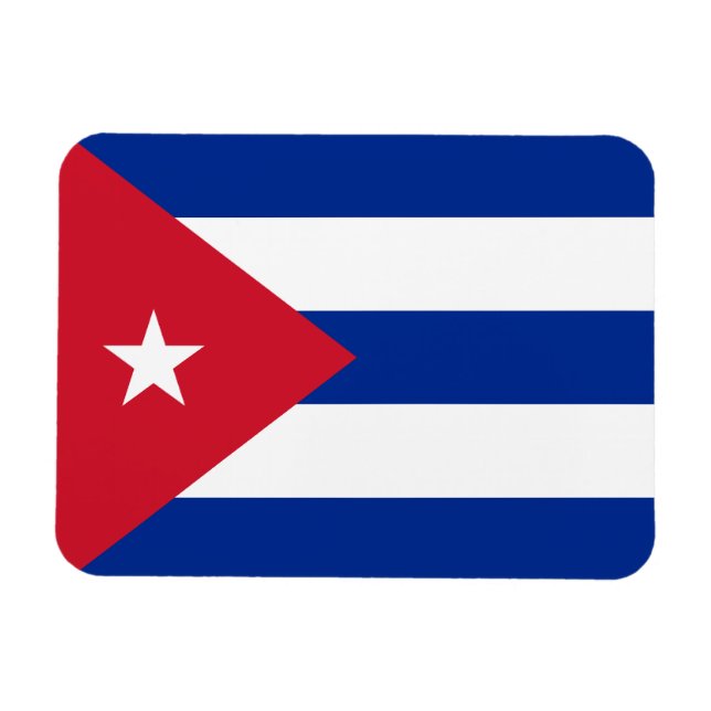 Cuba Flag Premium Magnet (Horizontal)