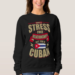 Cuba Flag Proud Cubans Men & Women Sweatshirt