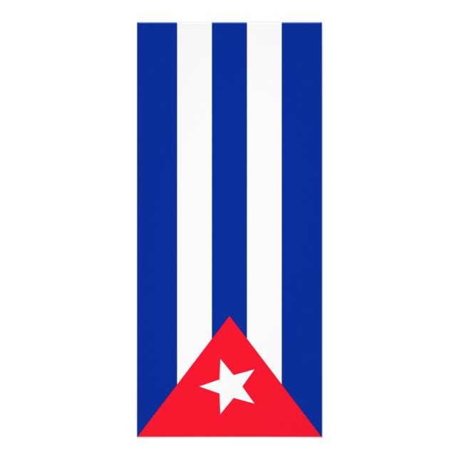 Cuba flag rack card (Front)