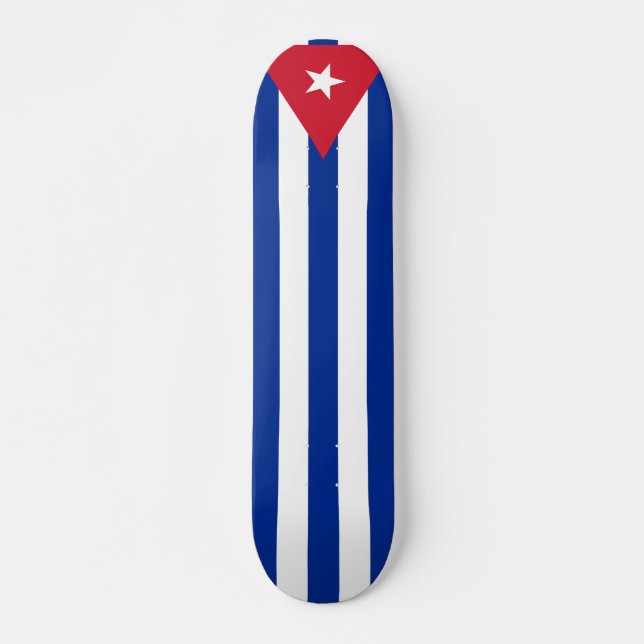 Cuba Flag Skateboard (Front)