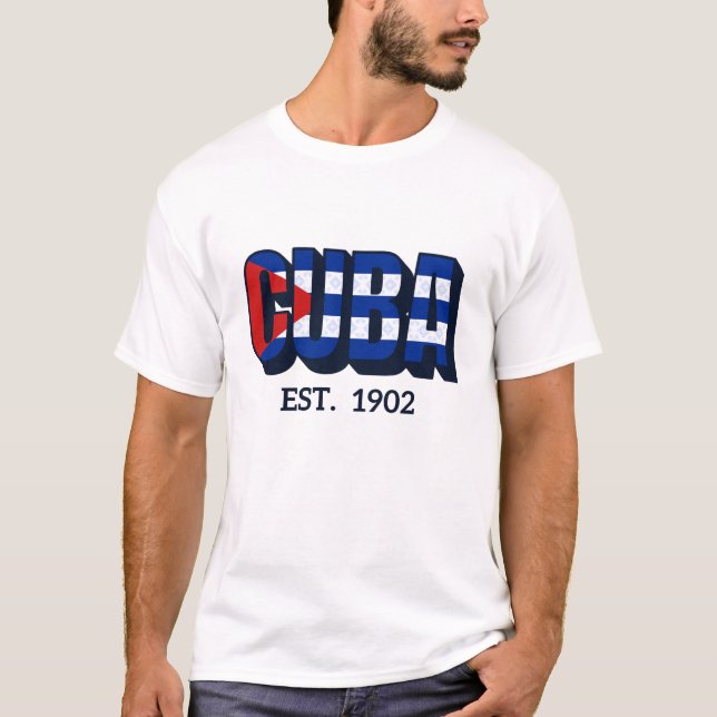 Cuba flag T-Shirt (Front)