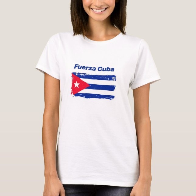 CUBA FLAG T-SHIRT (Front)
