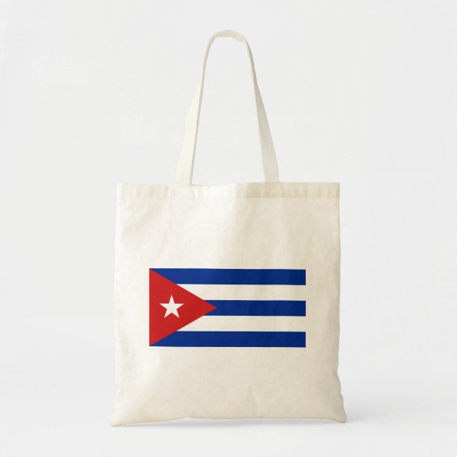 Cuba Flag Tote Bag (Front)