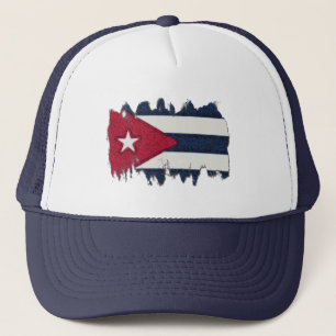 CUBA FLAG TRUCKER HAT