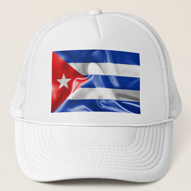 Cuba Flag Trucker Hat (Front)