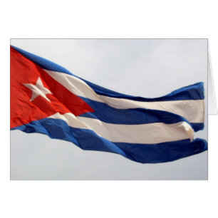 cuba flag waving