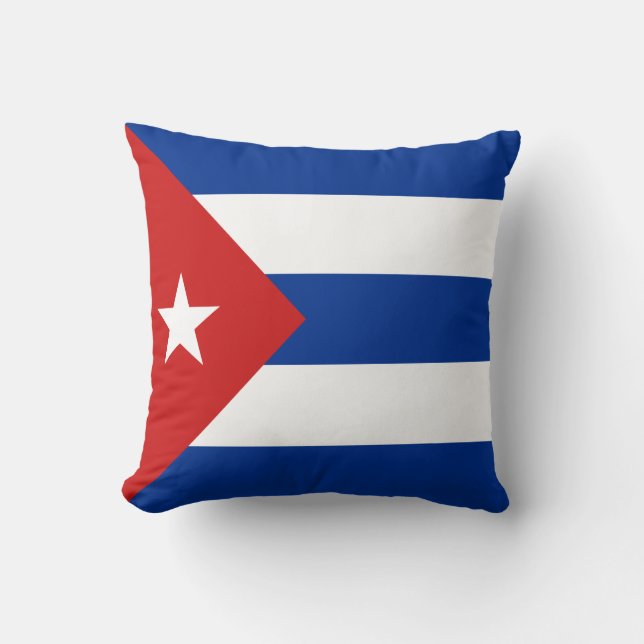 Cuba Flag x Flag Pillow (Front)