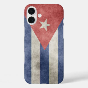 Cuba Grunge Flag iPhone 16 Plus Case