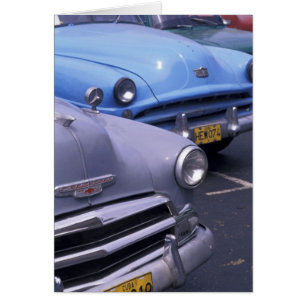Cuba, Havana. Classic 1950's autos