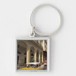 Cuba, Havana. Colourful Chevy's from the 1950's Key Ring
