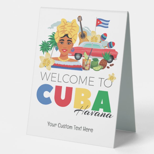 Cuba Havana Custom Text (Front)