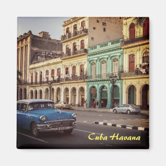 Cuba Havana Vintage Classic Car Cityscape Magnet