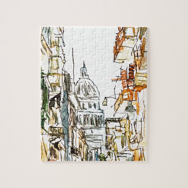 Cuba Havana with capitol Jigsaw Puzzle (Vertical)
