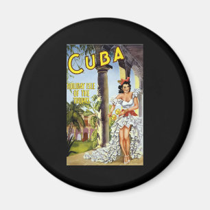 Cuba Holiday Isle Of The Tropics Magnet
