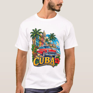 Cuba Island Heritage Art T-Shirt