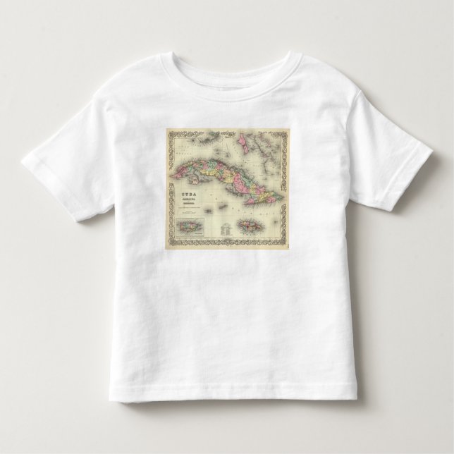 Cuba, Jamaica And Puerto Rico Toddler T-Shirt (Front)