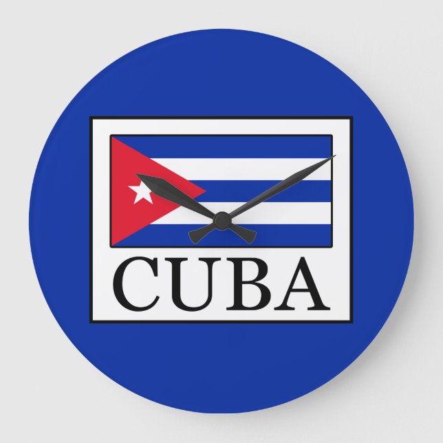Cuba Large Clock (Front)