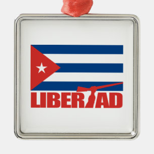 Cuba -Libertad Metal Ornament