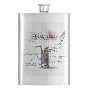 Cuba Libre Hip Flask