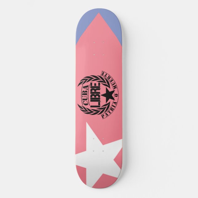 Cuba Libre Motto Laurels Skateboard (Front)
