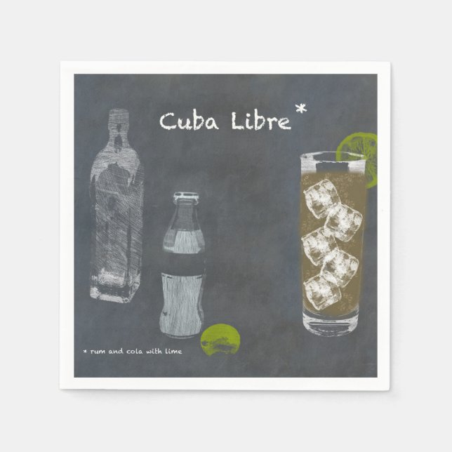 Cuba Libre Napkin (Front)