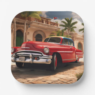 ¡Cuba Libre!  Paper Plate