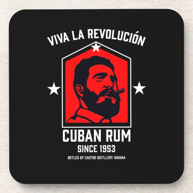 Cuba Libre Rum Drinkers Revolution Coaster (Front)