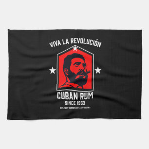 Cuba Libre Rum Drinkers Revolution  Tea Towel