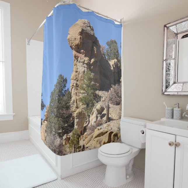 Cuba Mesa Shower Curtain (In Situ)