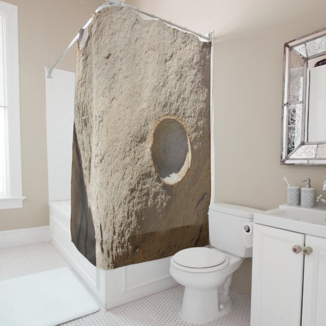 Cuba Mesa Shower Curtain (In Situ)
