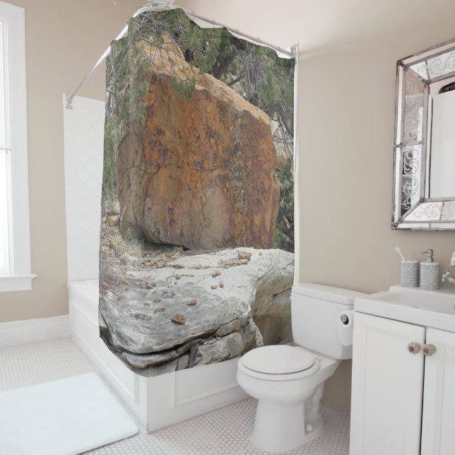 Cuba Mesa Shower Curtain (In Situ)